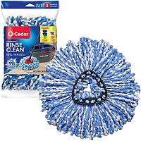 O-Cedar EasyWring Rinse Clean Mop Refill MicroFiber - Multi - 1 Each (168738)