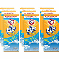 Arm & Hammer Commercial Carpet Allergen Reducer Concentrate - 42.60 oz (2.66 lb) - Light Scent - White - 9 / Carton (84113CT)