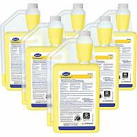 Diversey Prominence Heavy Duty Floor Cleaner Concentrate - 32 fl oz (1 quart) - Citrus Scent - Heavy Duty, Film-free, Rinse-free, pH Neutral, Dilutable - Yellow - 6 / Carton (94996440CT)