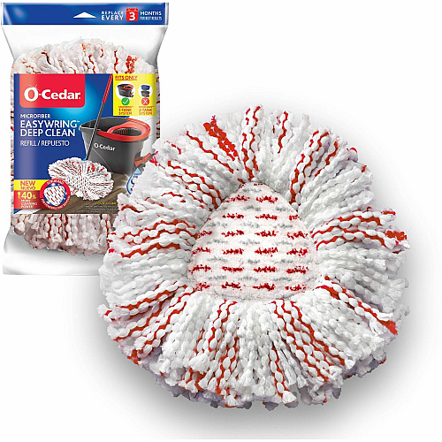 O-Cedar EasyWring Spin Mop Refill MicroFiber - Multi - 1 Each (170500)