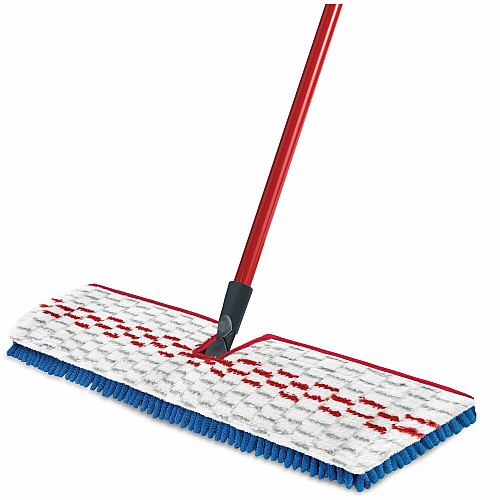 O-Cedar Hardwood Floor 'N More 3-Action Mop MicroFiber Head - Double-sided, Flexible, Reusable, Washable, Swivel Head, Absorbent, Machine Washable - Multi - 1 Each (170381)