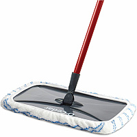 O-Cedar Hardwood Floor 'N More Microfiber Mop MicroFiber Head - Reusable, Scrubber Strip, Machine Washable - Multi - 1 Each (168120)