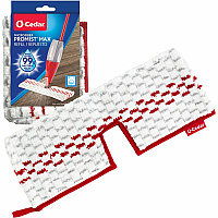 O-Cedar ProMist MAX Microfiber Spray Mop Pad MicroFiber - White - 1 Each (163113)
