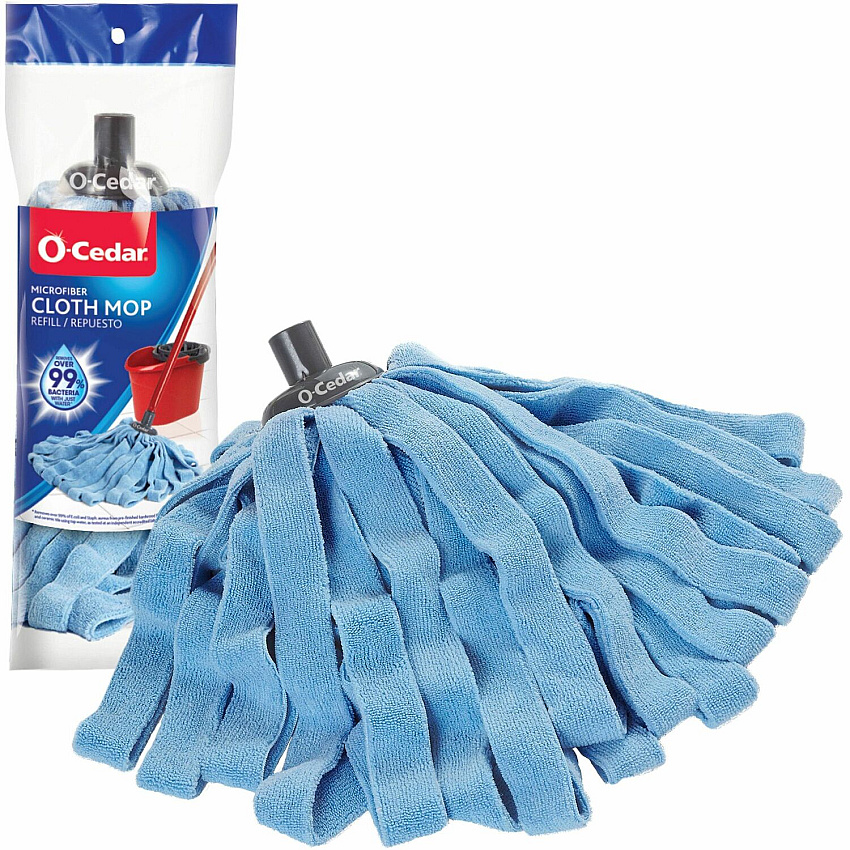 O-Cedar Microfiber Cloth Mop Refill MicroFiber - Blue - 1 Each (149334)