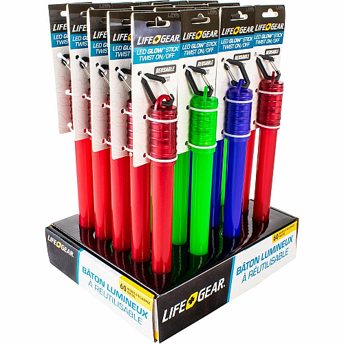 Dorcy LED Reusable Glow Stick 3 Day Glow Time - Assorted (413678CT)