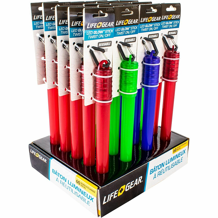 Dorcy LED Reusable Glow Stick 3 Day Glow Time - Assorted (413678CT)