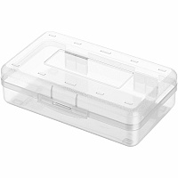 Business Source Carrying Case Pencil, Writing Utensils, Supplies - Clear Polypropylene Body - 1 Each (BSN49272)