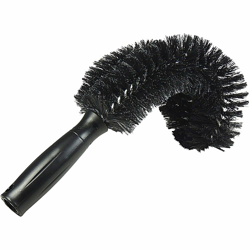 Unger StarDuster Pipe Brush Polypropylene Bristle - 11" Overall Length - Plastic Handle - Green, Black - 5 / Carton (PIPE0CT)