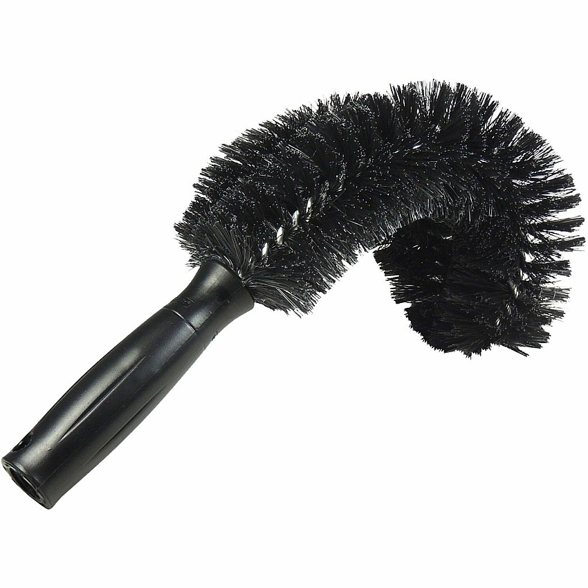 Unger StarDuster Pipe Brush Polypropylene Bristle - 11" Overall Length - Plastic Handle - Green, Black - 5 / Carton (PIPE0CT)