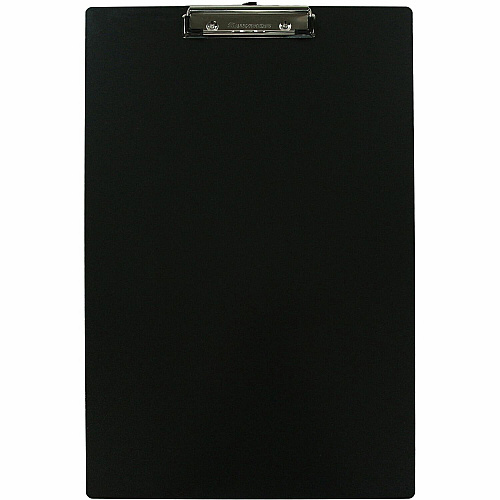 Saunders Aluminum Tabloid Clipboard Storage for Paper - 11" x 17" Sheet Size - Aluminum - Black - 1 Each (23540)
