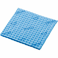 Vileda Professional Breazy Microfiber Cloths 13.78" Length x 13.78" Width - Washable, Hygienic - Blue - 25 / Pack (161610)