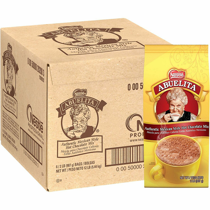Nestea Nestle Abuelita Mexican Style Hot Chocolate Mix 2 lb - 6 / Carton (20200)