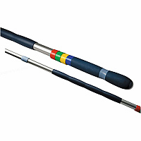 Vileda Professional Telescopic Ergonomic Handle Telescopic Handle, Durable, Split Resistant, Ergonomic, Lightweight - Multi - Aluminum - 1 Each (119966)