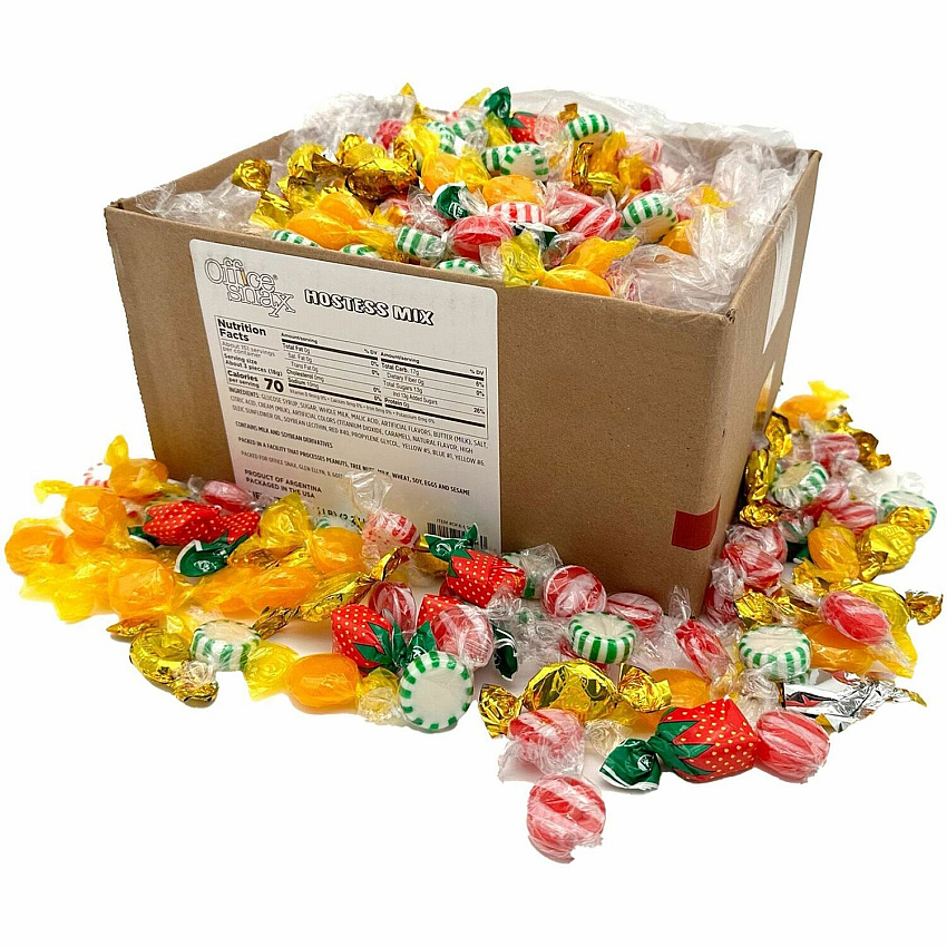 Office Snax Hostess Candy Mix Assorted - Individually Wrapped - 5 lb Bag - 1 / Carton (00616)
