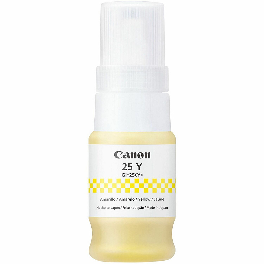 Canon GI-25 Ink Bottles Inkjet - Yellow - 3000 Pages - 37 mL - 1 Each (6279C001)