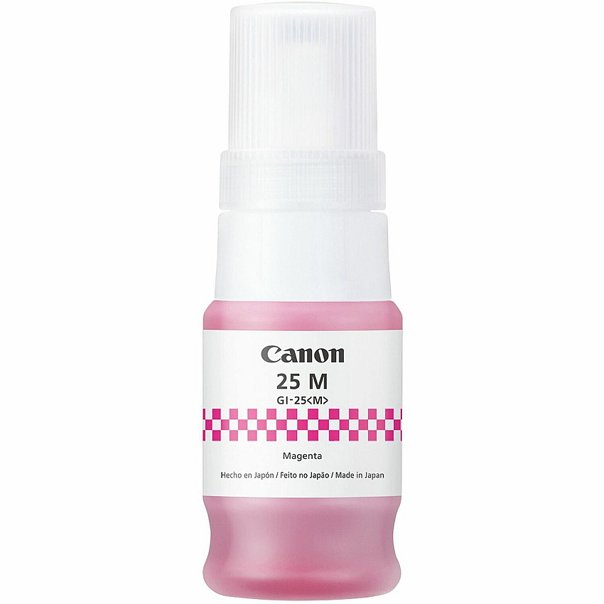 Canon GI-25 Ink Bottles Inkjet - Magenta - 3000 Pages - 37 mL - 1 Each (6278C001)