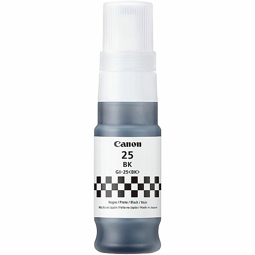 Canon GI-25 Ink Bottles Inkjet - Black - 3000 Pages - 1 Each (6280C001)