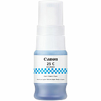 Canon GI-25 Ink Bottles Inkjet - Cyan - 3000 Pages - 37 mL - 1 Each (6277C001)