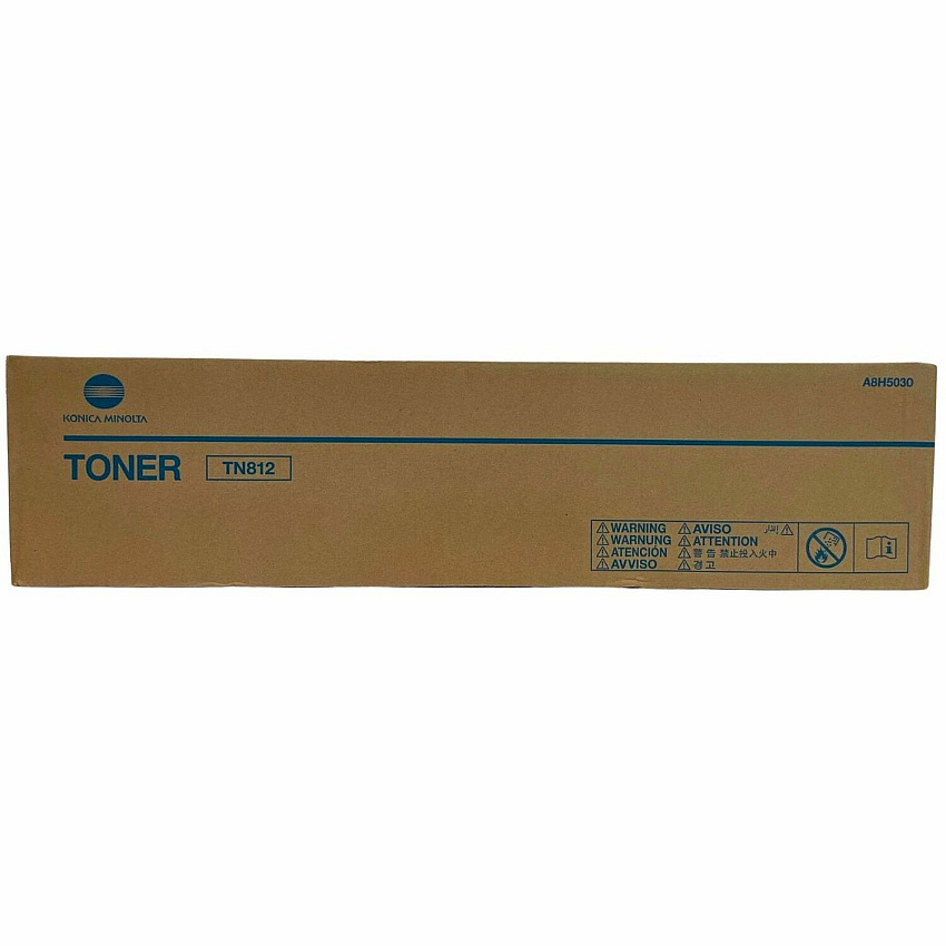 Konica Minolta TN-812 Original Laser Toner Cartridge - Black - 1 Each 40800 Pages - 1 Each (A8H5030)