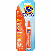 Tide&reg; To Go Stain Remover Pen, Pen, 0.34 oz (0.02 lb), 1 Each, Orange 0.34 oz (0.02 lb) - Phosphate-free, Machine Washable, Bleach-free - Orange - 1 Each (01205)