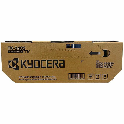 Kyocera TK-3402 Original Standard Yield Laser Toner Cartridge - Black - 1 Each