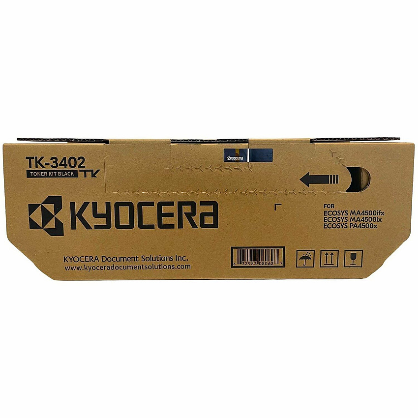 Kyocera TK-3402 Original Standard Yield Laser Toner Cartridge - Black - 1 Each