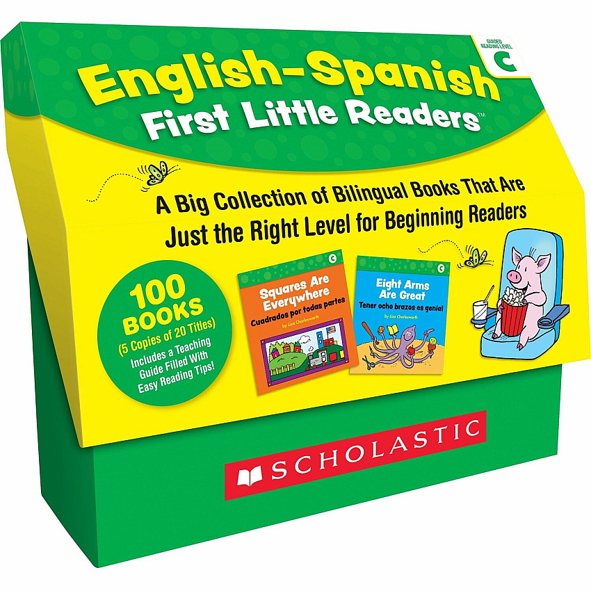 Scholastic First Little Readers Book Set Printed Book by Liza Charlesworth 8 Pages - Scholastic Teaching Resources Publication - June 1, 2020 - Book - Grade Preschool-2 - English, Spanish - 5 Copies of 20 Titles/Box (1338668056)