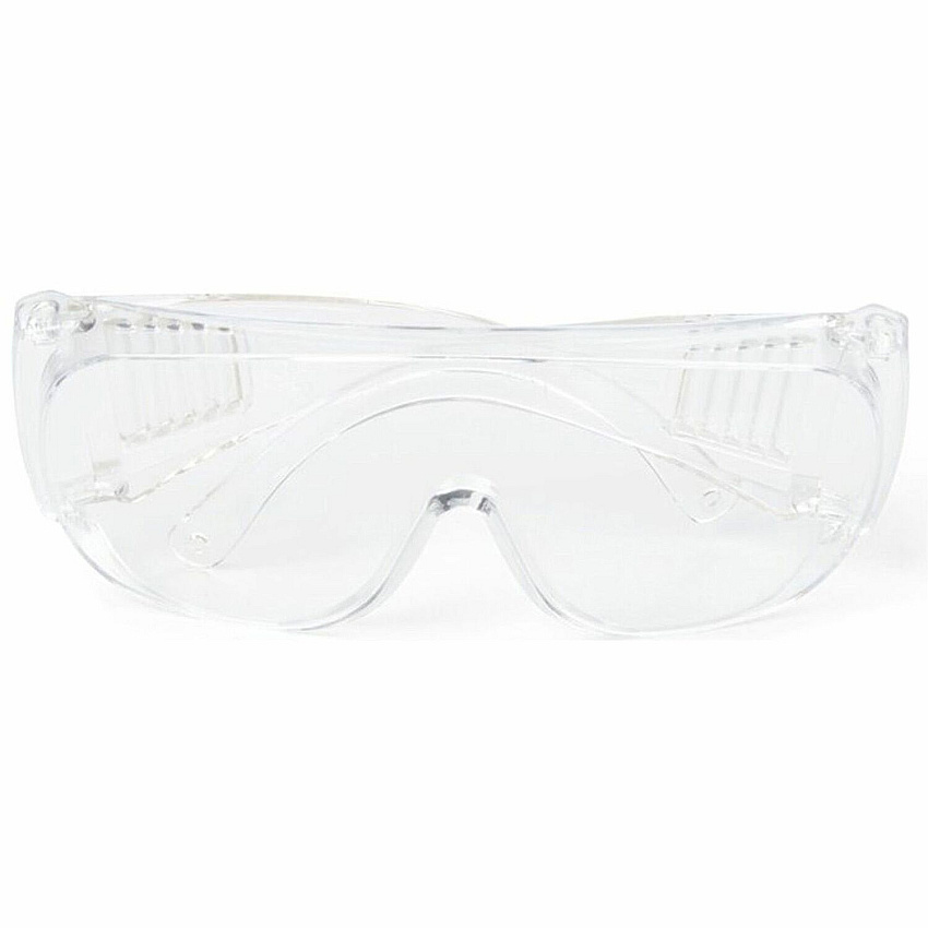 Medline Visitor Safety Glasses Regular - Clear - Latex-free, Comfortable, Disposable - 144 / Carton (NON24777VCT)