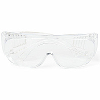 Medline Visitor Safety Glasses Regular - Clear - Latex-free, Comfortable, Disposable - 1 Each (NON24777V)
