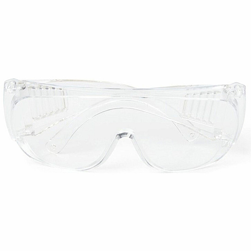 Medline Visitor Safety Glasses Regular - Clear - Latex-free, Comfortable, Disposable - 1 Each (NON24777V)