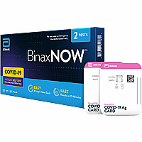 BinaxNOW Rapid Antigen Test Kit Kit for COVID-19 (TSTABN2)