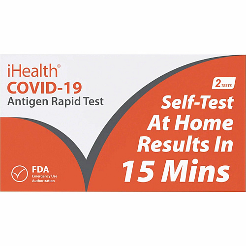iHealth Rapid Antigen Test Kit Kit for COVID-19 (TSTIHEALTH2)