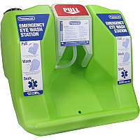 PhysiciansCare Eyewash Station 16 gal - 0.25 Hour - Clear, Bright Green (91288)