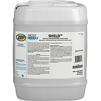 Zep Commercial SHIELD Floor Polish For Floor, Multipurpose - 640 fl oz (20 quart) - Water Based, Durable, Scuff Resistant, Black Mark Resistant, Slip Resistant - Milky White - 1 Each (197135)