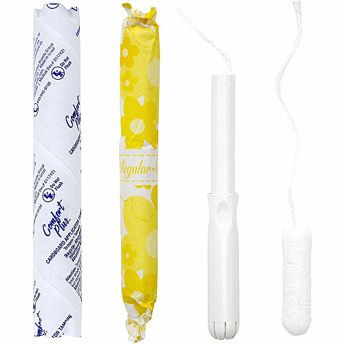 Hospeco Cardboard Applicator Tampons Regular - Cardboard Applicator - Comfortable - 200 / Carton (CPCR200)
