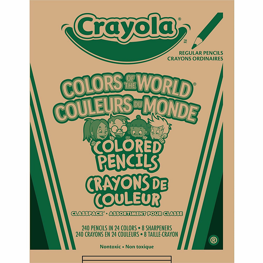 Crayola Colors of the World Colored Pencils 240 / Pack (687505)