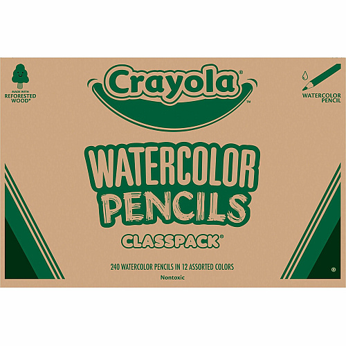 Crayola Watercolor Pencil Set 240 / Pack (687507)