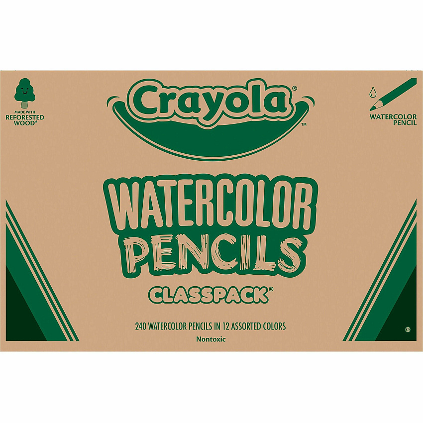 Crayola Watercolor Pencil Set 240 / Pack (687507)