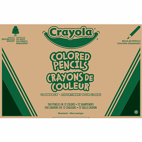 Crayola 240 Classpack Colored Pencils 240 / Pack (687506)