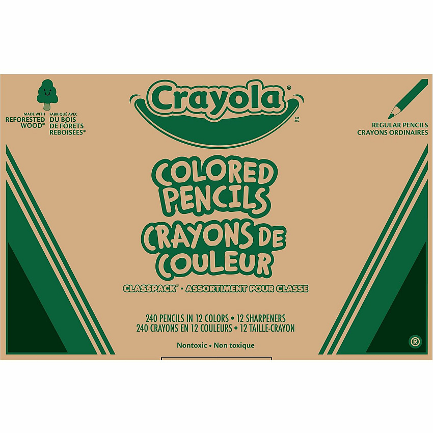 Crayola 240 Classpack Colored Pencils 240 / Pack (687506)