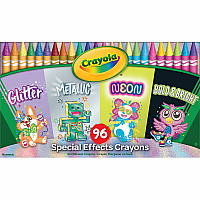 Crayola Special Effects Crayon Set Assorted - 96 / Pack (523476)