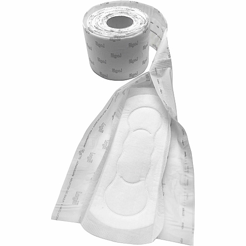Egal Pads on a Roll Sanitary Napkins Roll Regular - Anti-leak - 12 / Carton (1101)