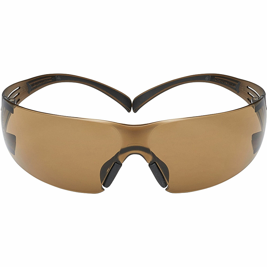 3M SecureFit Protective Eyewear Recommended for: Eye, Indoor/Outdoor - Fog, UVA, UVB, UVC Protection - Polycarbonate - Black - Anti-fog, Comfortable, Soft, Nose Bridge, Impact Resistant, Adjustable Temple - 20 / Carton (SF405SGAFBCT)