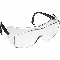 3M OX Over-The-Glasses Protective Eyewear Recommended for: Eye, Workplace - Fog, UVA, UVB, UVC Protection - Polycarbonate - Black - Anti-fog, Over-the-Glasses (OTG), Anti-scratch, Comfortable, Adjustable Temple, Impact Resistant - 20 / Cart (1216600000CT)