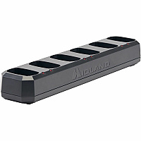 Midland Two-Way Radio 6-Slotted Charger Docking - Two-way Radio - 6 Slot - Charging Capability - Black - Wall Mount, Desktop (BGC600)