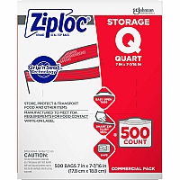 Ziploc 1 Quart Storage Bags Medium Size (364899)
