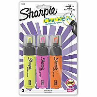 Sharpie Clear View Highlighter Assorted Ink - 3 / Pack (2128222)