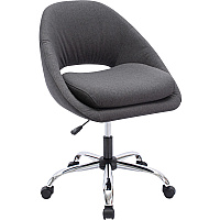 NuSparc Resimercial Lounge/Task Chair Neutral Gray Seat Color - Fabric Seat Material - Low Back - 5-star Base - Gray - 1 Each (CH305FNGY)