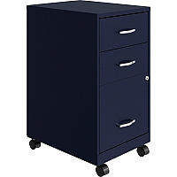 NuSparc 3-Drawer Organizer Metal File Cabinet 14.2
