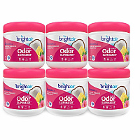 Bright Air Super Odor Eliminator Air Freshener 14 fl oz (0.4 quart) - Tropical Paradise & Pineapple - 90 Day - Cruelty-free, Phthalate-free, Triclosan-free, BHT Free - 6 / Carton (901076CT)